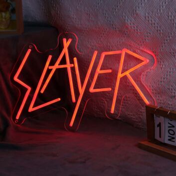Slayer Neon Sign for Music Lovers and Bold Spaces