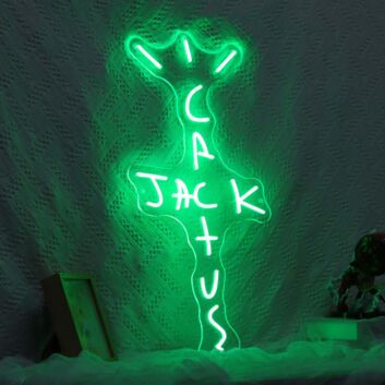 Cactus Jack Light By TS Neon Sign for Music Fans