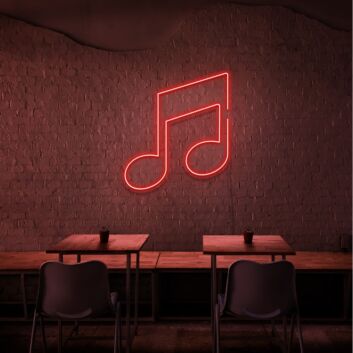 Music Note V1 Neon Sign for Music Lovers and Artistic Decor