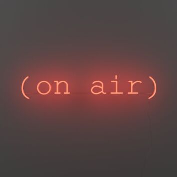 On Air V1 Neon Sign for Studios and Broadcasting Spaces