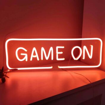 Game On Framed LED Neon Sign