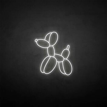 &#39;Balloon dog&#39; neon sign