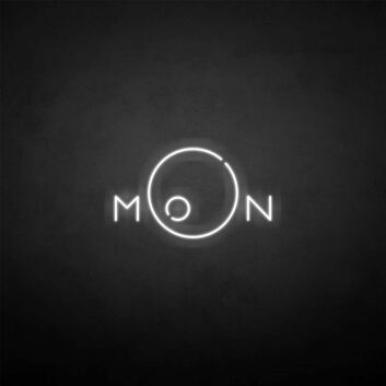 &#39;Moon circle&#39; neon sign