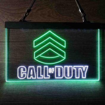 Call Of Duty Dual LED Neon Sign for Gaming Fans