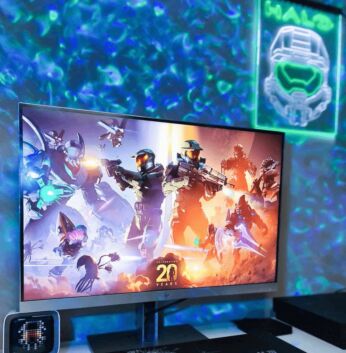 Halo Infinite Helmet Dual LED Neon Sign for Gaming Fans