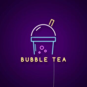 Bubble Milk Tea Neon Sign for Refreshing and Fun Spaces