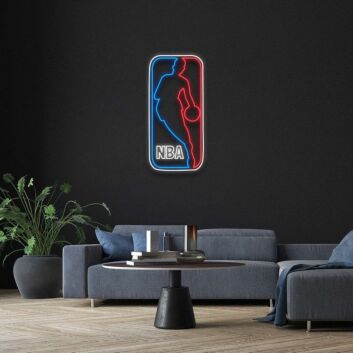 NBA Neon Sign for Sports Fans