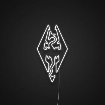 Skyrim Neon Sign for Game Fans