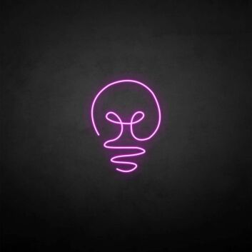 &#39;Light Bulb&#39; neon sign