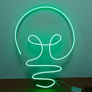 'Light Bulb' neon sign