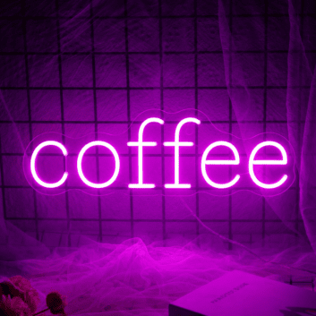 Coffee Neon Sign for Coffee Lovers and Cafes