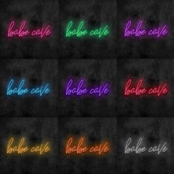 Babe Cave Neon Sign for Fun and Feminine Spaces
