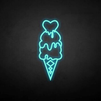 &#39;Ice Cream&#39; neon sign