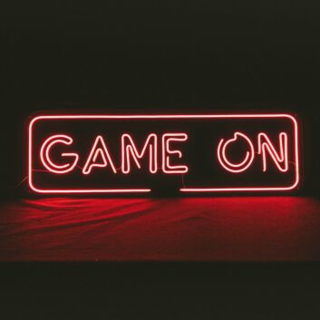 Game On Neon Sign for Gaming and Fun Spaces