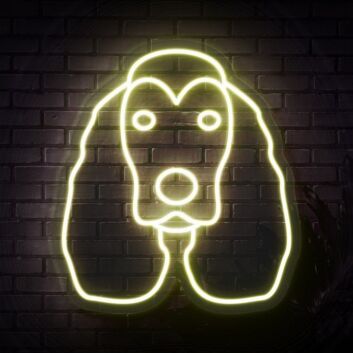 Cockerspaniel Neon Sign for Pet Lovers