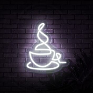 Hot Coffee Neon Sign for Coffee Lovers and Cafes