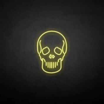 Skeleton&#39; neon sign