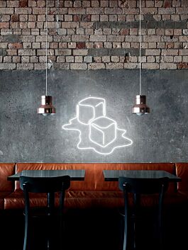 Ice Cube Neon Sign for Fun and Cool Spaces