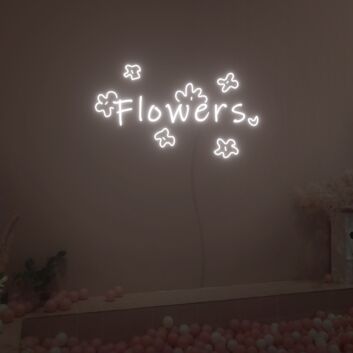 Flowers Neon Sign Fashion Custom Neon Sign Lights Night Lamp LED Neon Sign Light For Home Party