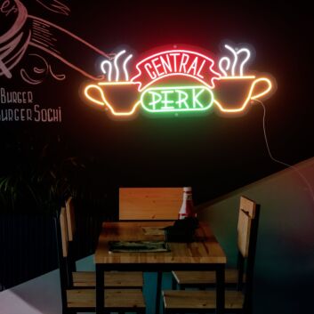 Central Perk Neon Sign for Friends TV Show Fans