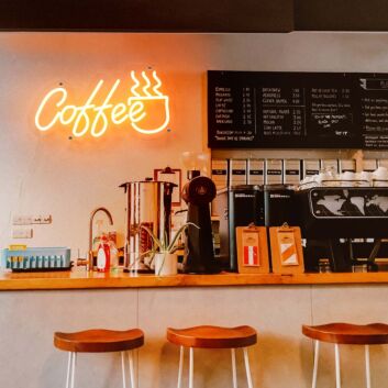 Coffee Neon Sign for Cafes and Coffee Lovers