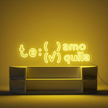 Te Amo Tequila Neon Sign for Fun and Social Spaces
