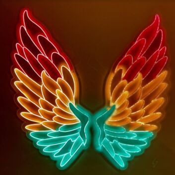 Macaw Wings Neon Sign for Nature and Whimsical Decor