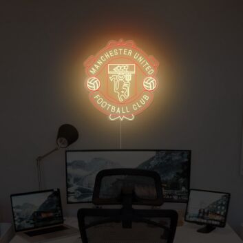 Manchester United Football Club Crest LED Neon Sign