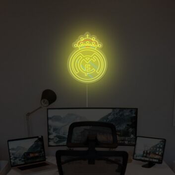 Real Madrid Neon Sign for Sports Fans