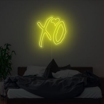 XO Neon Sign for Music Fans