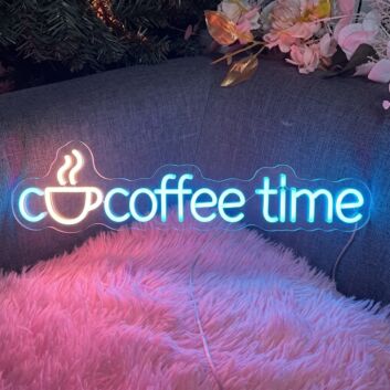 Coffee Time Neon Sign for Cafes and Coffee Lovers