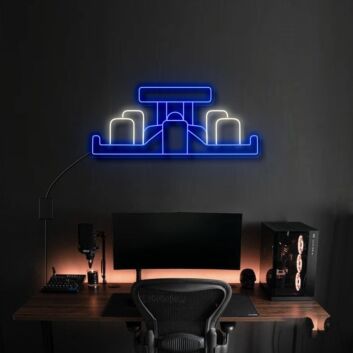 Formula 1 Racing Car Front Neon Sign for Car Enthusiasts