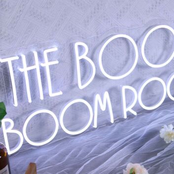 The Boom Boom Boom Neon Sign for Fun and Energetic Spaces