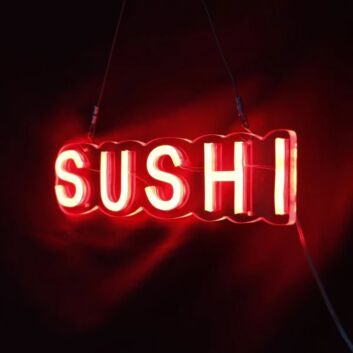 Sushi LED Neon Sign for Restaurants and Fun Spaces
