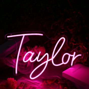 Taylor LED Neon Sign for Personalized Decor