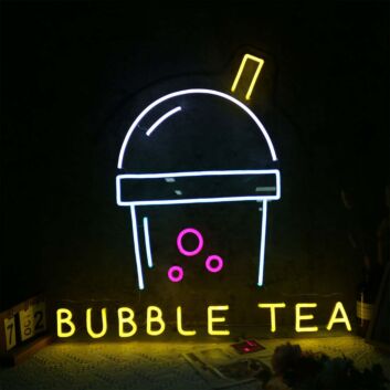 Bubble Tea Neon Sign for Refreshing and Fun Spaces