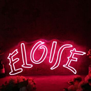 Eloise Red Name Neon Sign for Personalized Decor