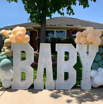 BABY Marquee Letters