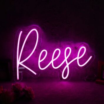 Reese Purple Neon Sign for Personalized Decor