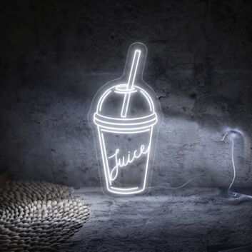 Juice Bar Neon Sign for Refreshing and Fun Spaces