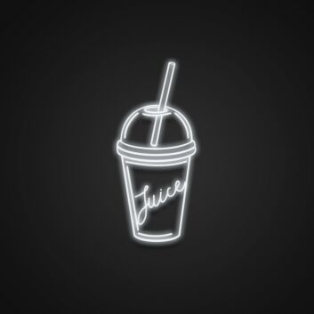 Juice Cup LED Neon Sign for Juice Bars