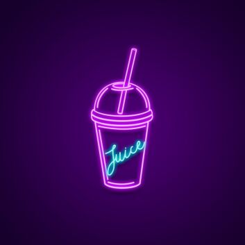 Juice Bar Neon Sign for Refreshing and Fun Spaces