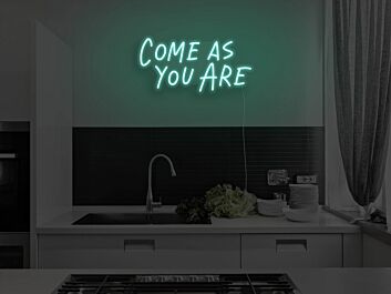 Come As You Are Neon Sign for Welcoming and Inclusive Spaces
