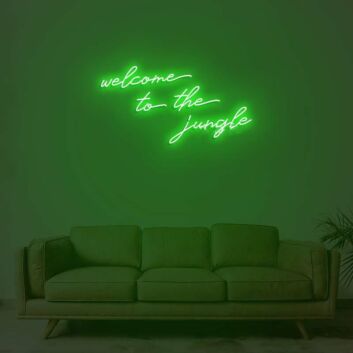 Welcome To The Jungle Neon Sign for Fun and Adventurous Spaces