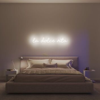 La Dolce Vita Neon Sign for Elegant and Stylish Decor
