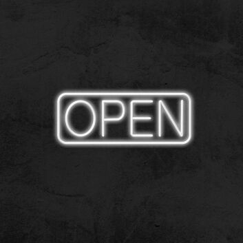Open Neon Sign for Businesses and Shops