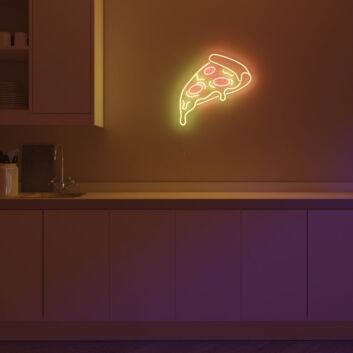 Pizza Neon Sign for Pizzerias and Dining Areas