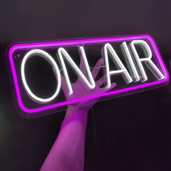 On Air Neon Sign for Studios and Broadcasting Spaces