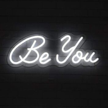 Be You Neon Sign adds a positive message to any room