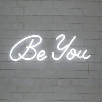 Be You Neon Sign adds a positive message to any room